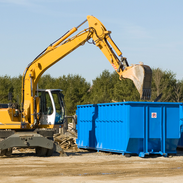 is there a minimum or maximum amount of waste i can put in a residential dumpster in Brook Highland AL